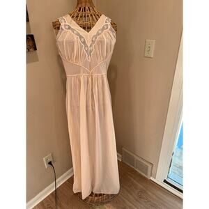 Vintage Luxite by Holeproof 1950's  Beautiful Nightgown and Bed Jacket
